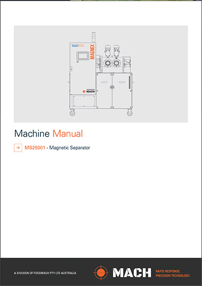 Machine Manual